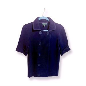 Ralph Lauren Double Breasted Short Sleeve Knit Sweater